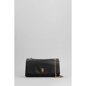 Borsa a spalla The dual chain mini in Pelle Nera