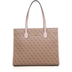 Guess Borsa grande SILVANA TOTE Beige-rosa Poliuretano Donna