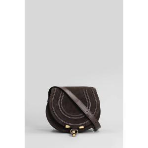 Borsa a spalla Marcie in Camoscio Marrone