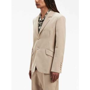 Giacca In Viscosa Palm Angels Nude e Neutro Taglia 46 Palm Angels Taglia 46