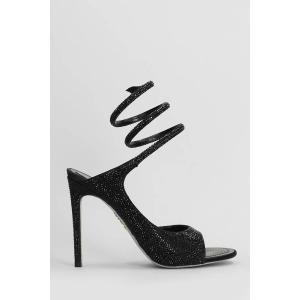 Sandali Audrey in Pelle Nera