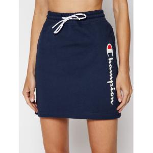 33-Minigonna Vertical Script Logo 112649 Blu scuro Custom Fit