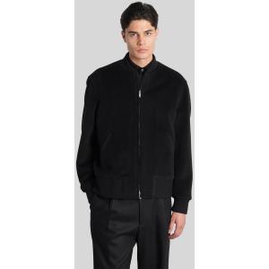 Giacca Bomber  in Lana Nera