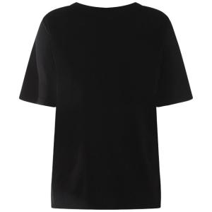 T-shirt In Cotone Nero Rosa E Bianco Dsquared2 Nero Taglia XS Dsquared2  Taglia XS