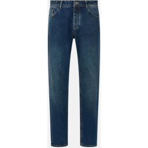 Boggi, Jeans In Denim Elasticizzato Blu Scuro, Uomo, Blu Scuro, Taglia: 30