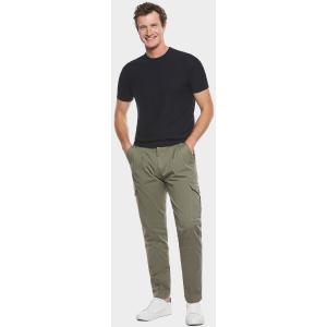 Maglia girocollo in cotone e lino