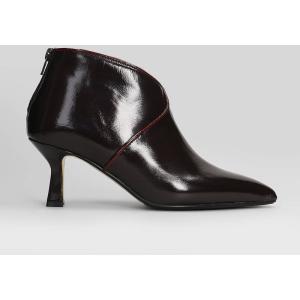 tronchetti tacco alto in Pelle Testa di Moro