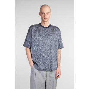 T-Shirt  in Seta Blu