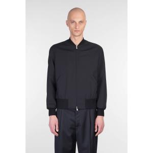 Giacca Bomber  in Lana Nera