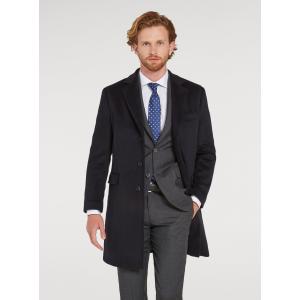 Cappotto monopetto in misto cashmere.