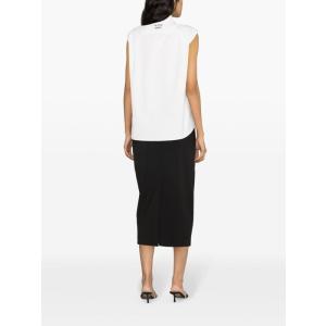 Camicia Con Dettagli A Coste Moschino Bianco Taglia 40 Moschino  Taglia 40