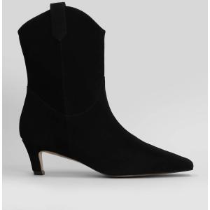 tronchetti tacco alto Rigel Booties 50 in Camoscio Nero