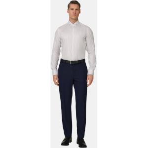 Boggi, Camicia A Righe In Cotone Slim Fit, Uomo, Marrone, Taglia: 37