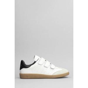 Sneakers Beth in pelle e camoscio Bianco