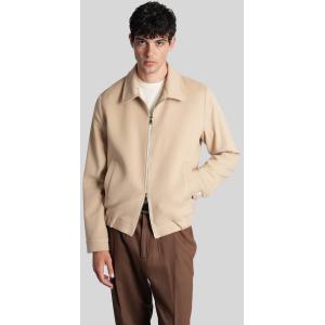 Giacca Casual Polov in Lana Beige