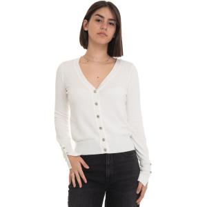 Guess Cardigan in maglia Bianco Viscosa Donna