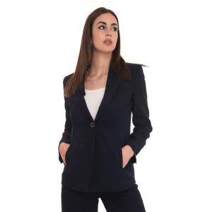 Emporio Armani Giacca 1 bottone Blu Poliestere Donna