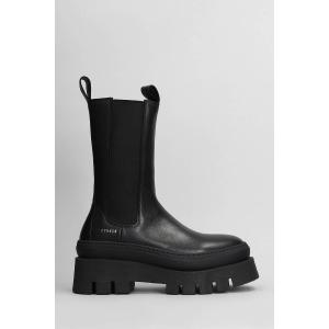 Anfibi Cph 685 in Pelle Nera