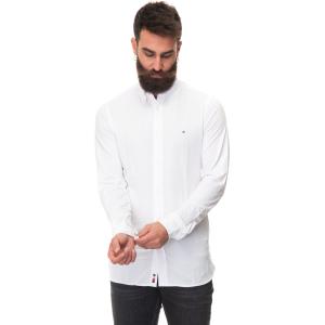 Tommy Hilfiger Camicia casual Bianco Cotone Uomo