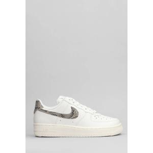 Sneakers Air Force 1 07 in Pelle Bianca