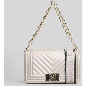 Borsa a spalla Flat S in Gomma Taupe