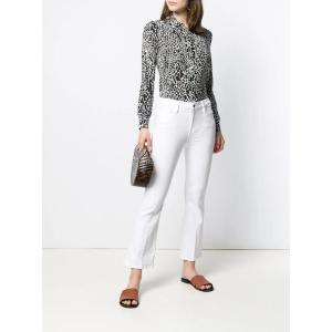 Le Crop Mini Boot Jeans Frame Bianco Taglia 29