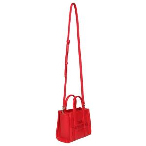 Borsa Micro In Pelle Con Logo E Manici Marc Jacobs Rosso Taglia onesize Marc Jacobs Taglia onesize