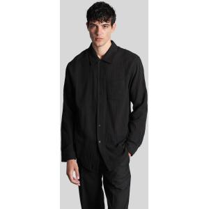 Camicia Leo in Cotone Nero