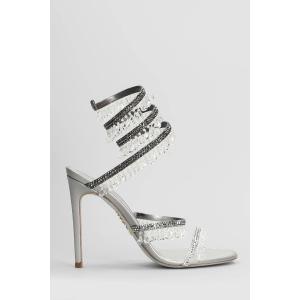 Sandali Chandelier in Pelle Argento