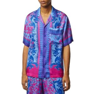 Camicia Versace Jeans Couture Fantasia e Rigato Taglia 50 Versace Jeans Couture  Taglia 50