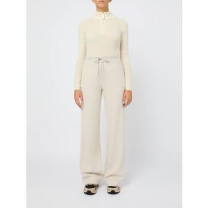 Pantaloni A Gamba Larga Con Coulisse In Vita D. Exterior Bianco Taglia M D. Exterior Taglia M