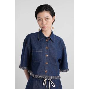 Camicia  in Cotone Blu