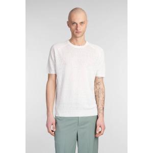 T-Shirt  in lino Bianco