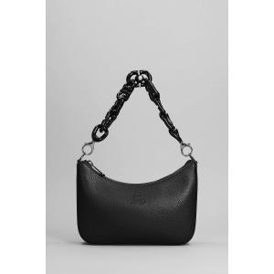 Borsa a spalla Loubila chain in Pelle Nera