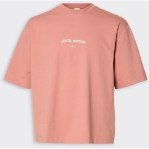 Selected Homme 16100453 SLHBOXYLIAM SS O-NECK TEE HOTEL AMOUR Rose Dawn
