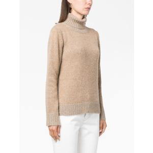 Maglia Dolcevita In Misto Lana Fabiana Filippi Marrone Taglia 44 Fabiana Filippi  Taglia 44