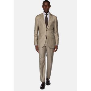 Boggi, Abito Tortora In Pura Lana, Uomo, Taupe, Taglia: 46