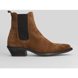 tronchetti texani Kelly Beat in Camoscio Marrone