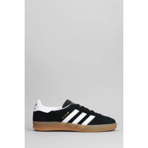 Sneakers Gazelle Indoor in Camoscio Nero