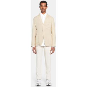 Aspesi Blazer In Lino Uomo, Beige