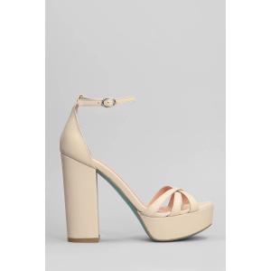 Sandali  in Pelle Beige