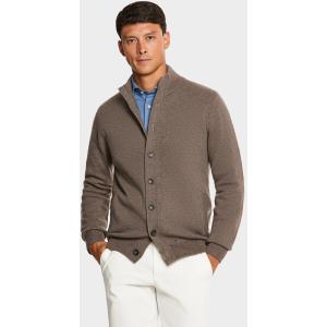 Cardigan con bottoni in misto lana e cashmere