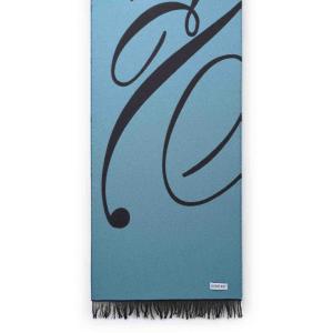 Sciarpa Bby Script Burberry Blu Taglia onesize Burberry  Taglia onesize