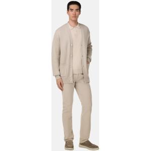 Boggi, Cardigan Di Maglia In Lana Merino, Uomo, Sabbia, Taglia: L