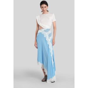 Abito lungo  in Seta Bianca