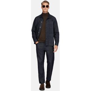 Boggi, Giacca Camicia Work In Denim, Uomo, Blu Scuro, Taglia: L