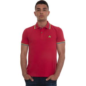 Peuterey Polo manica corta NEWSELANDINASTR Fragola Cotone Uomo