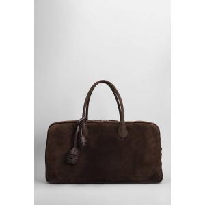 Borsa a mano Brigitte large in Camoscio Marrone