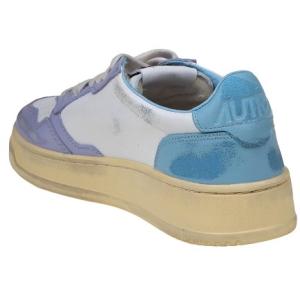 Sneakers In Pelle Effetto Vintage Autry Fantasia e Rigato Taglia 36 Autry  Taglia 36