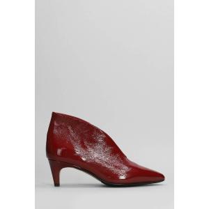 tronchetti tacco alto in Pelle Bordeaux